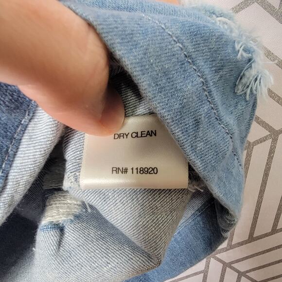 Lucy Paris Jean Skirt Sz Medium - Picture 9 of 9